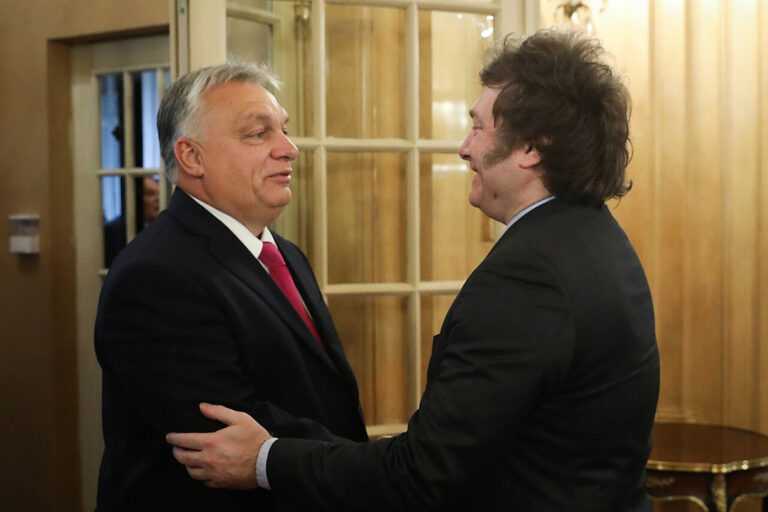 Viktor Orbán i Javier Milei |